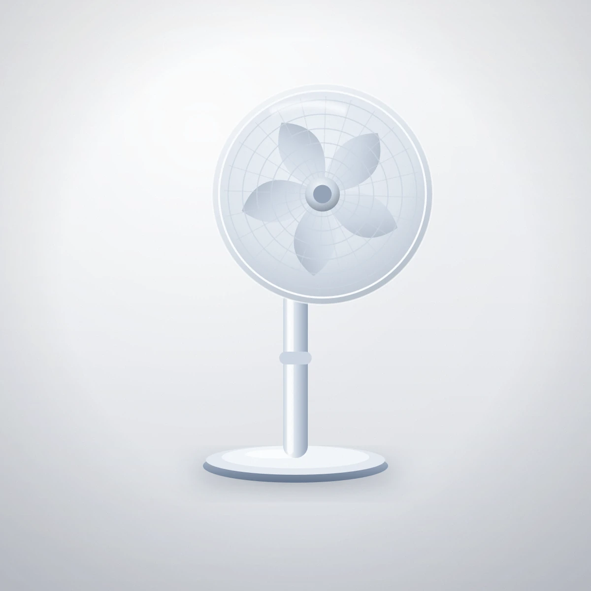 Ventilateur sur pied silencieux — autre vue
